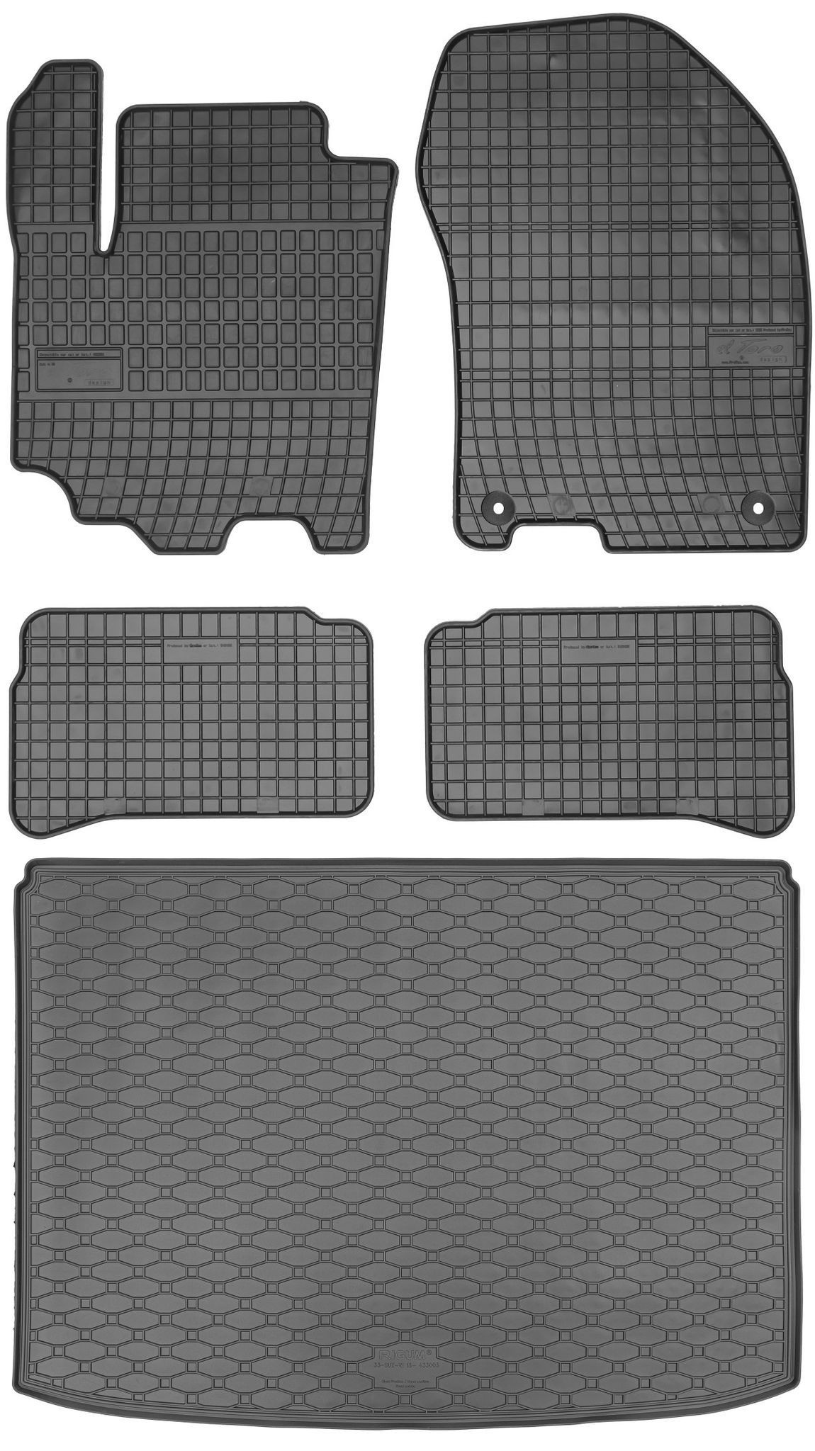Suzuki Vitara / Vitara Hybrid Suv Von 2019-03/2020 / Und Ab 01/2020 Set - Gummifußmatten + Kofferraummatte