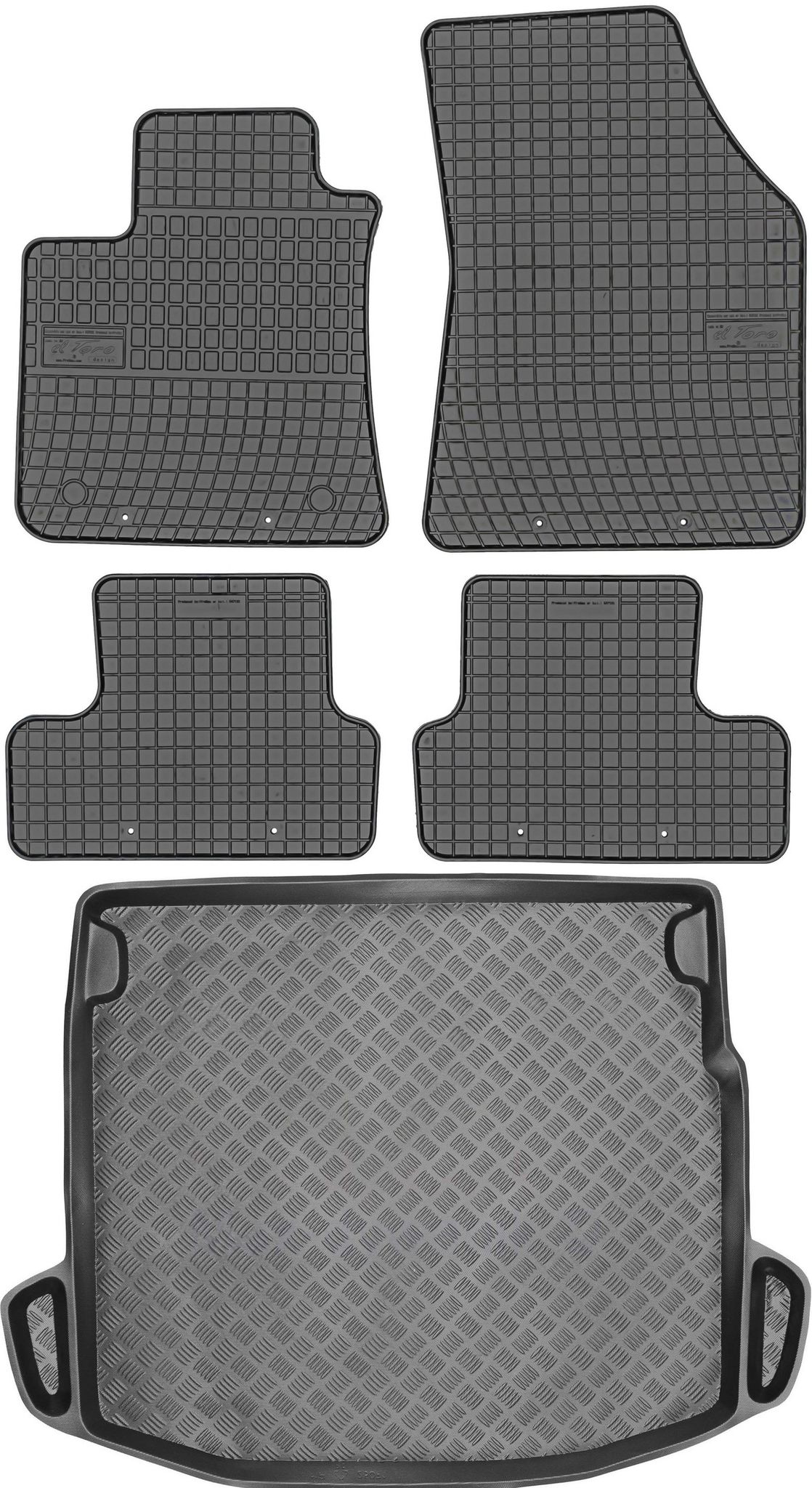 Renault Megane Iv Kombi Ab 2016 Set - Gummifußmatten + Kofferraummatte