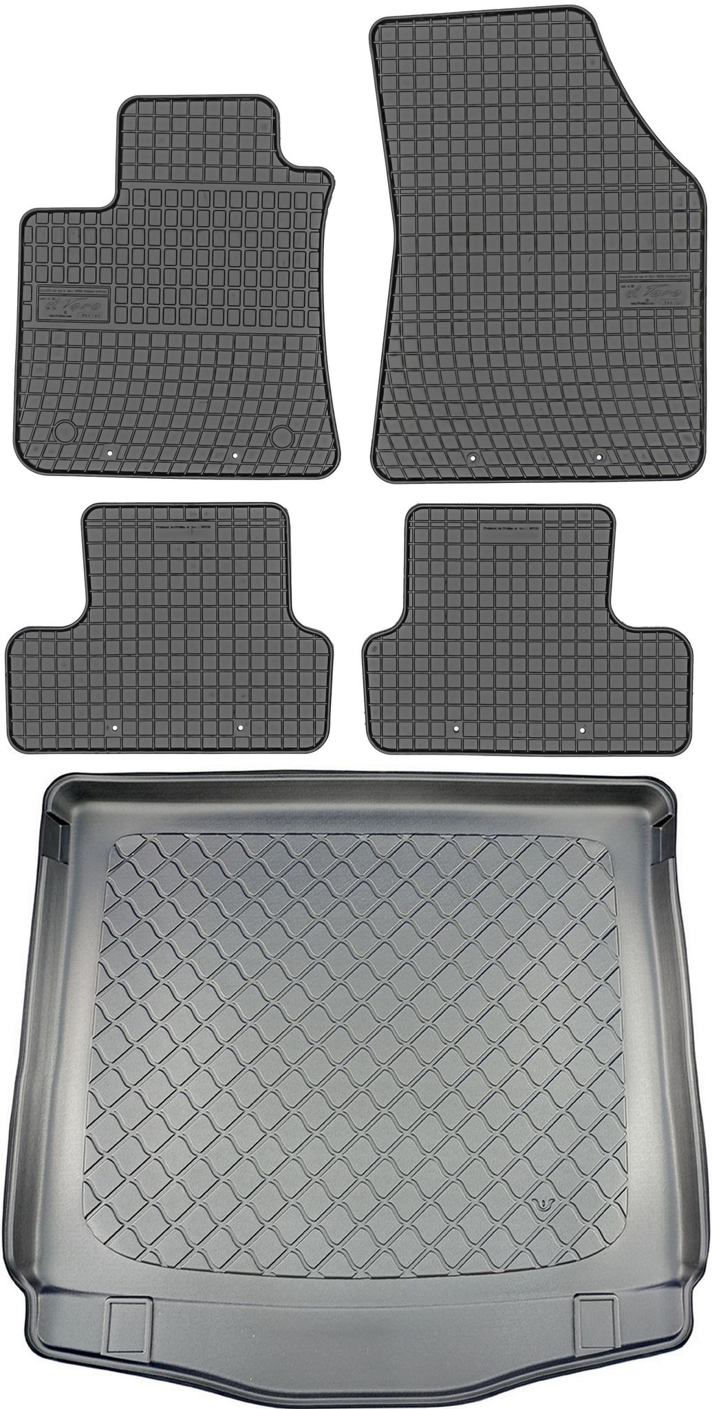 Renault Megane Grandtour Iv E-tech Kombi Ab August 2020 Set – Gummifußmatten + Kofferraummatte