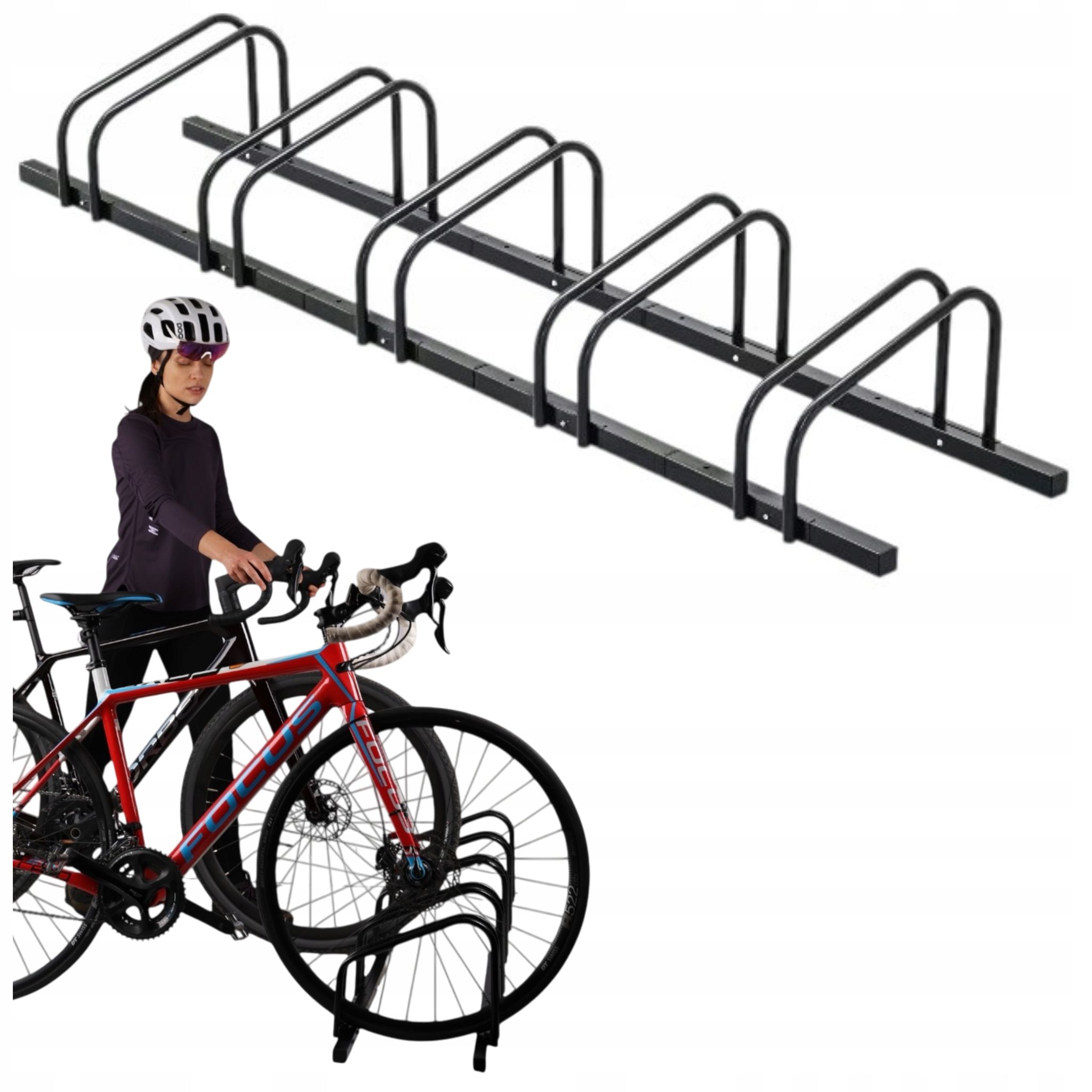 5-fahrradständer, Stahl, Doppelseitig, Solid, Stabil