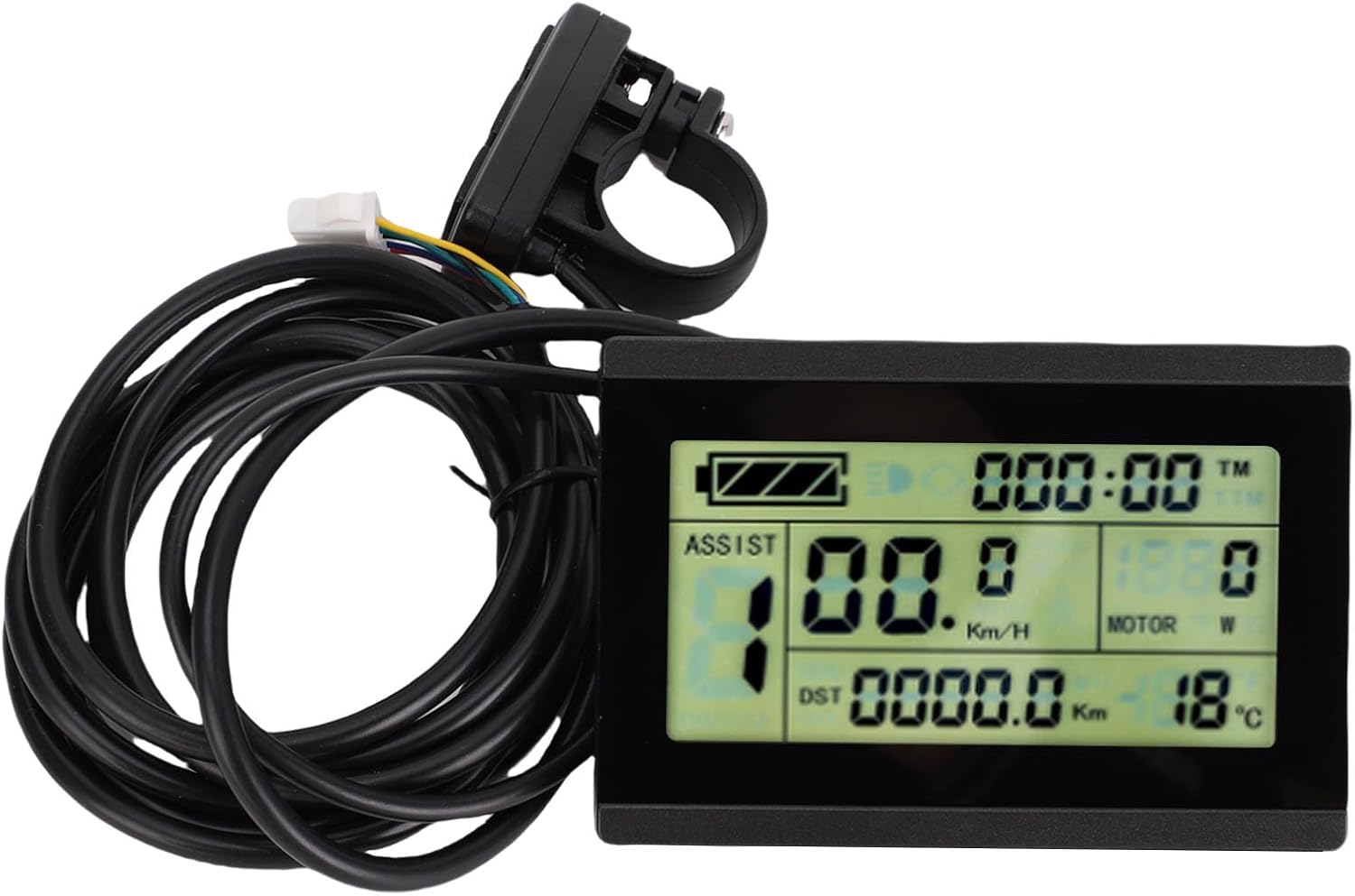 Lcd-display Für Elektrofahrräder, Brillante Farbdarstellung, Kompatibilität Mit Verschiedenen Spannungen, Robuste Abs-konstruktion, Ergonomisches Tastendesign, Sm-anschluss Und Vielseitige Einsatzmögl