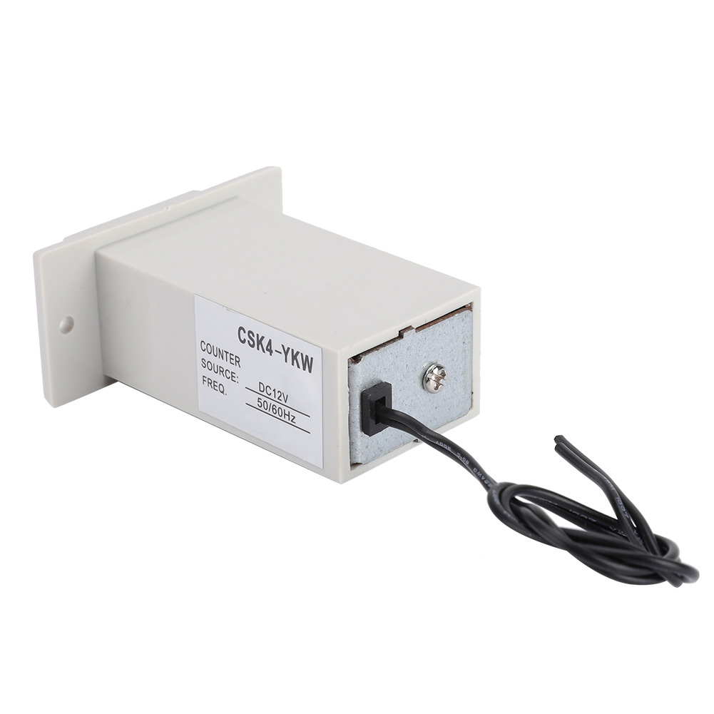 Csk4-ykw 4 Ziffern 0-9999 Industrieller Totalisator, Mechanischer Elektromagnetischer Impulszähler, Dc 12 V