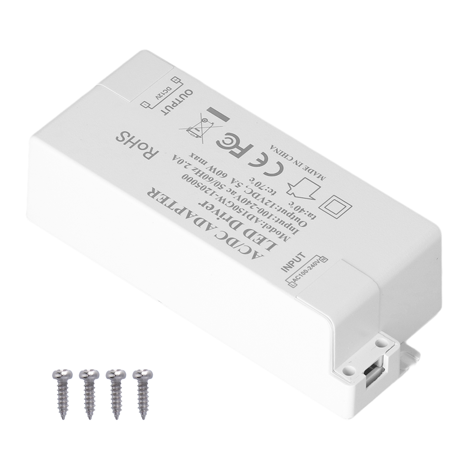 60w Led-treibertransformator Eingang Ac100-240v Ausgang Dc12v 5a Diy Lampenantrieb Netzteil Zubehör