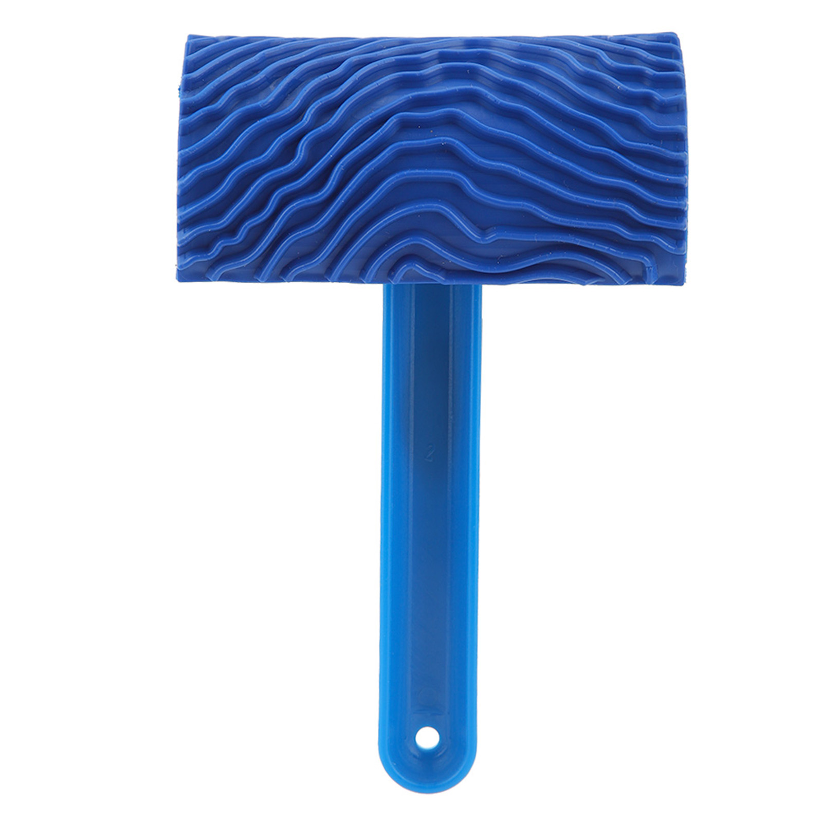 Farbroller-werkzeug, Bequemer Griff, Blau, Gute Leistung, Schönes Holzmuster Zum Dekorieren Von Häusern