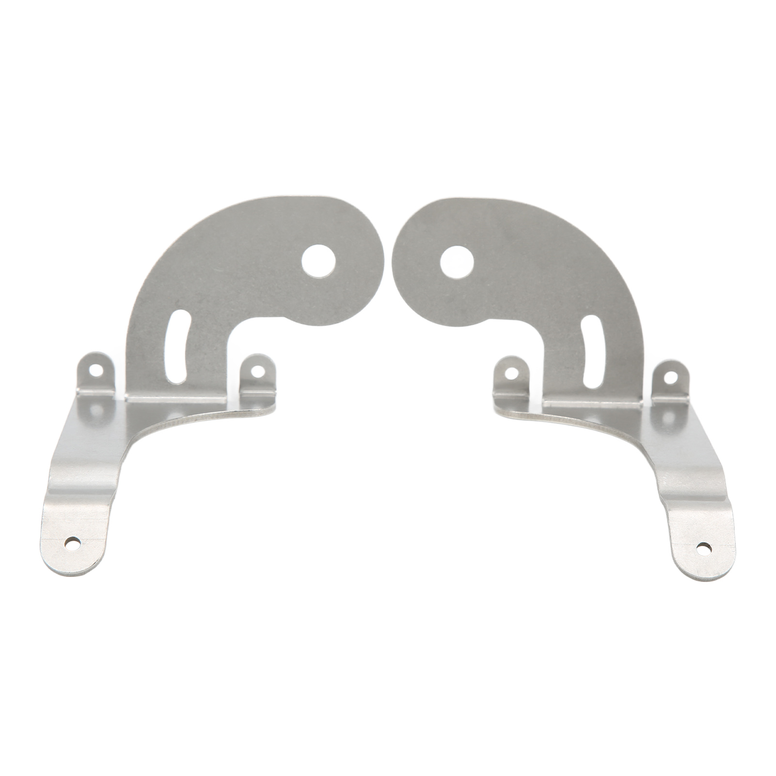 2 Stück Scheinwerfer-montagehalterung Links Rechts Edelstahl Chrom Ersatz Für Mini R50 R52 R53