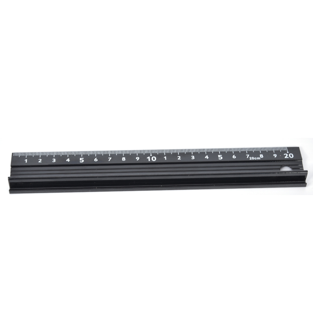 Schneidelineal, L-typ, Aluminiumlegierung, Messwerkzeug, Hardware-zubehör Für Die Längenmessung (l 20 Cm)