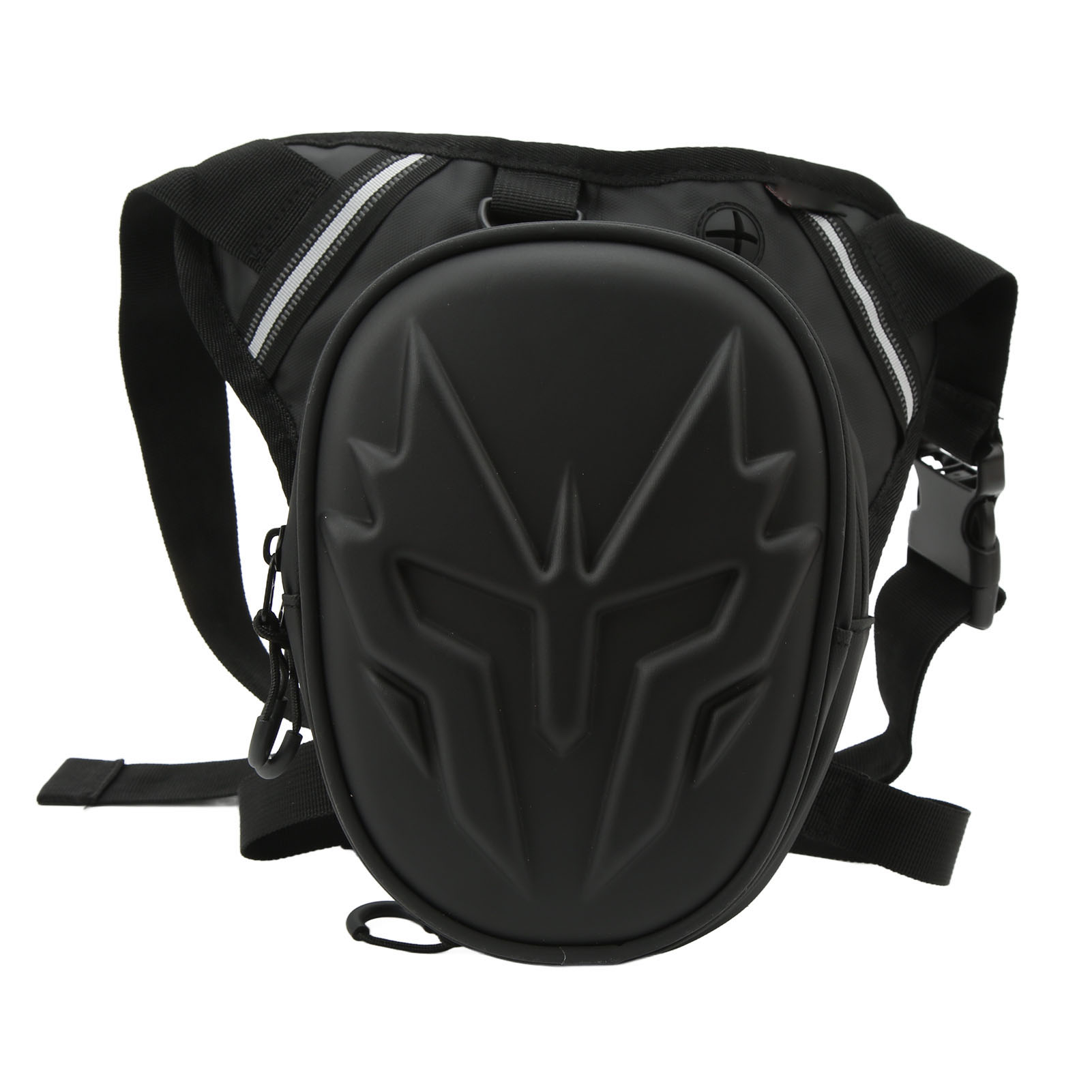Motorrad-beintasche, Pvc, Matt, Tropfentasche, Multifunktionale Oberschenkeltaschen Für Ourdoor, Schwarz