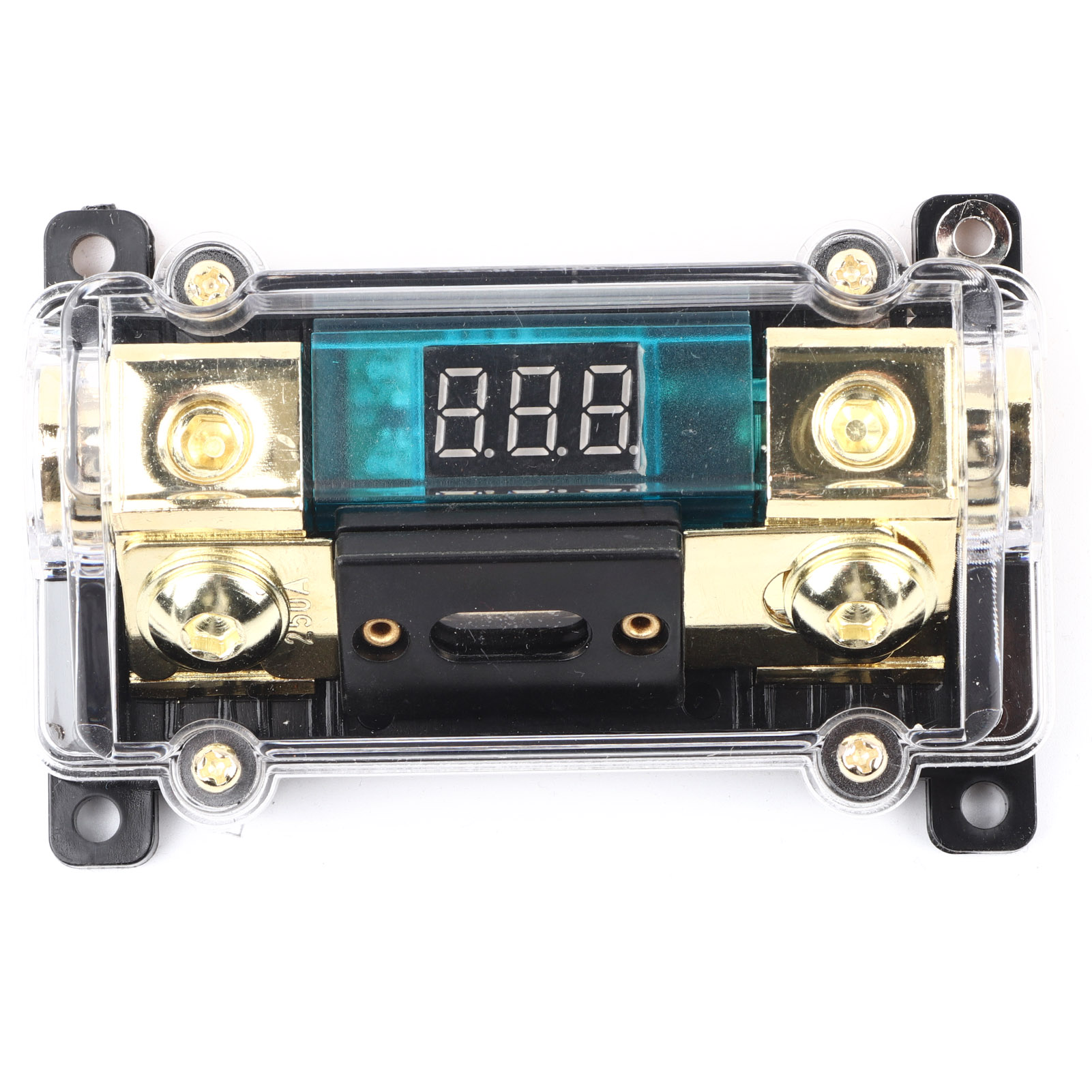 Auto-audio-stromsicherungshalter, Stereo-verteilerblock, Digitalanzeige (250 A)