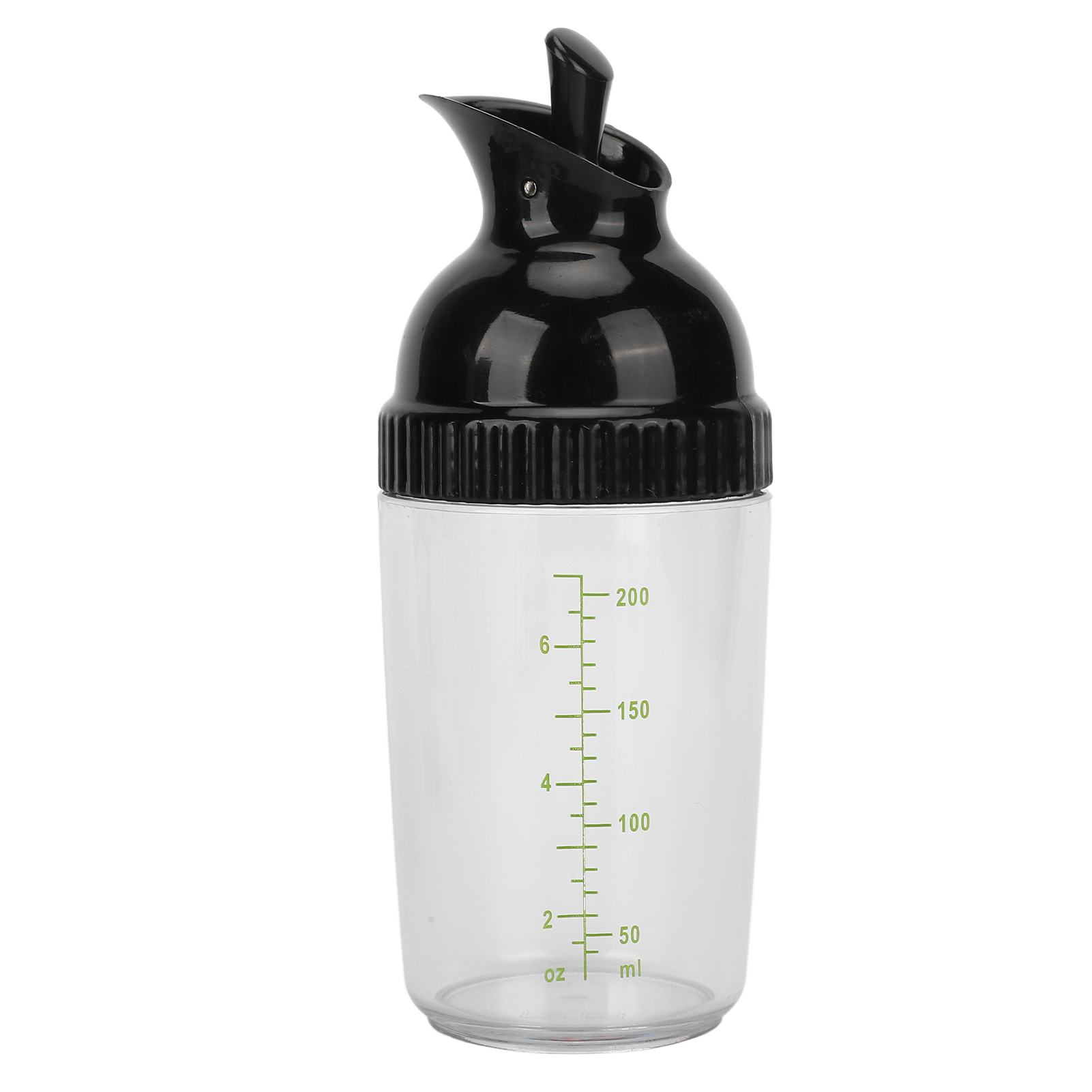 200 Ml Salatdressing-shaker, Bpa-frei, Verhindert Auslaufen, Glas Mit Deckel Für Kitchenblack
