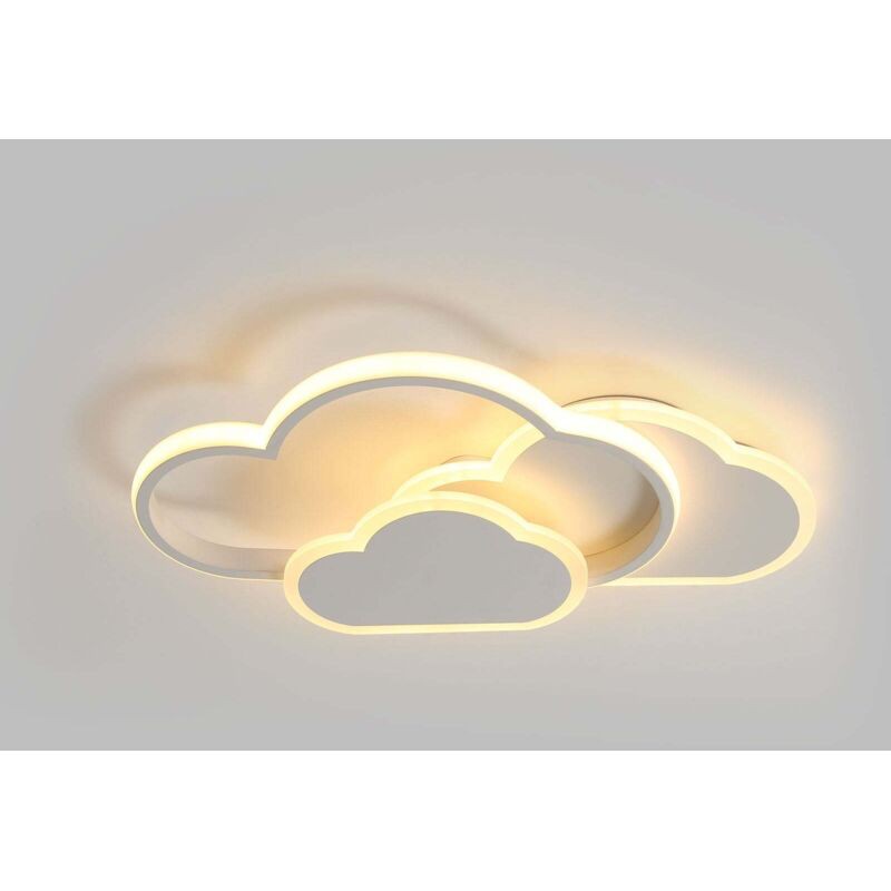 Wolkenförmige Deckenleuchte, 32 W, Kreative Led-deckenleuchte, 6500 K, Für Wohnzimmer, Schlafzimmer, Kinderzimmer