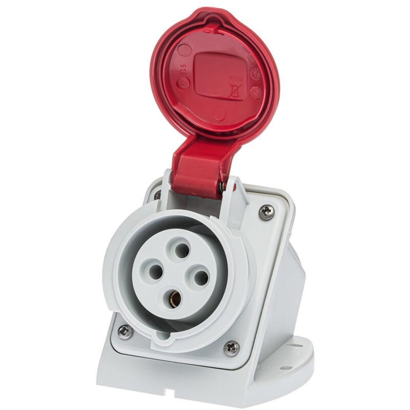 3p+e 16a Wasserdichte Ip44- Oder Ip67-steckdose – Ip67 Oder Ip44 Wasserdicht – Ip44 – Aufputz-3p+e-steckdose – 16 A – 380 V