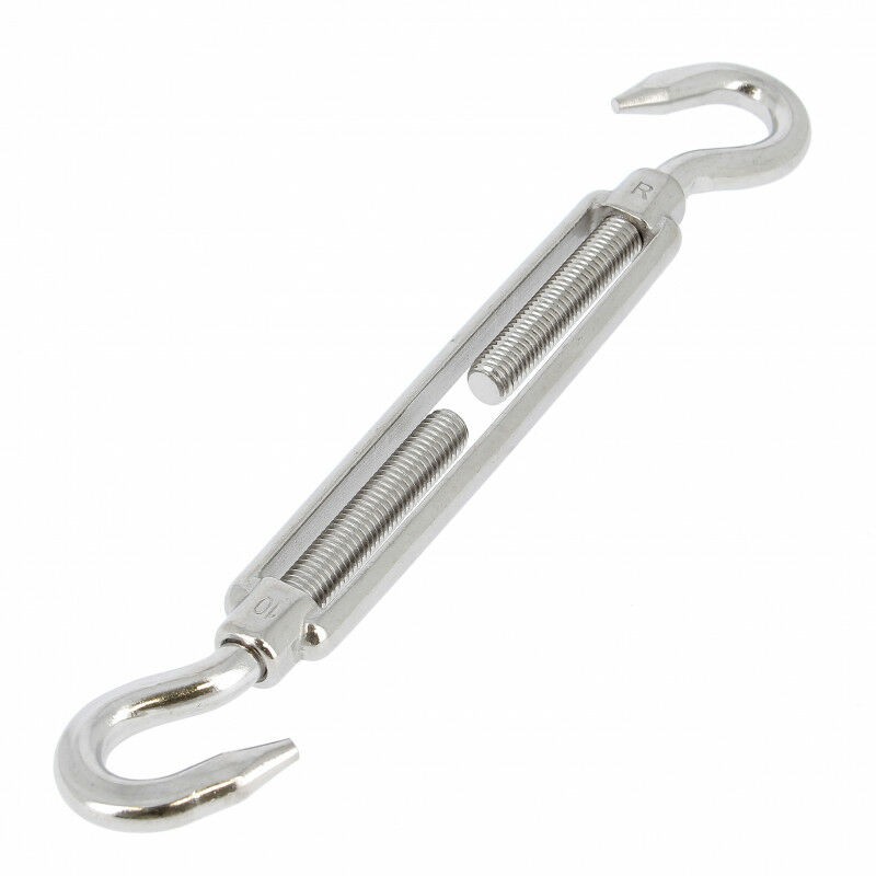 M10 Edelstahl-haken-zu-haken-spannverbinder - M10 Edelstahl-haken-zu-haken-spannverbinder - M10 Edelstahl-haken-zu-haken-spannverbinder