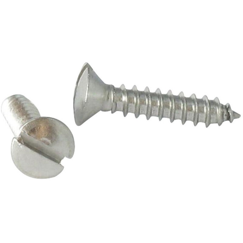 Blechschraube Aus Edelstahl A2, Senkkopf, Tfb-schlitz, 3,5 X 13 Mm – 1 Stück