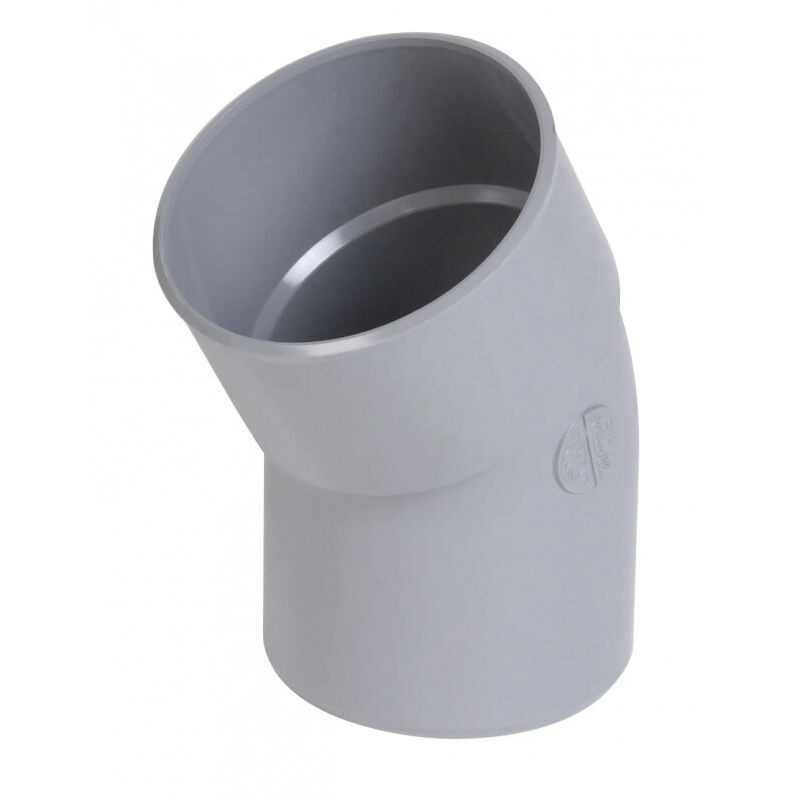 30°-pvc-abflussbogen, Außengewinde/innengewinde, Ø80