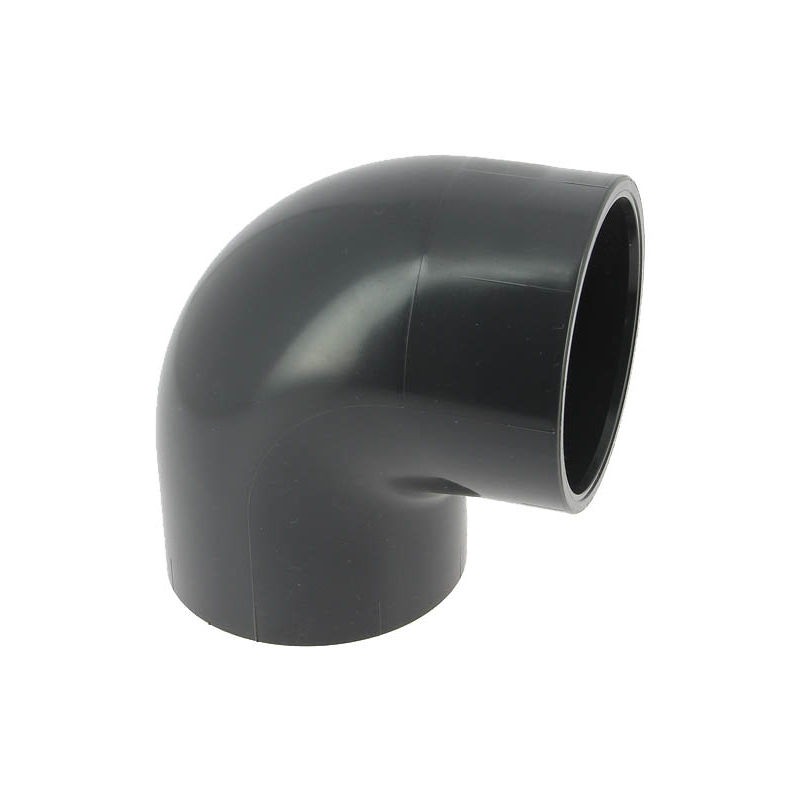 90°-pvc-druckbogen, Innengewinde-innengewinde, Ø90 - 90°-pvc-druckbogen, Innengewinde-innengewinde, Ø90