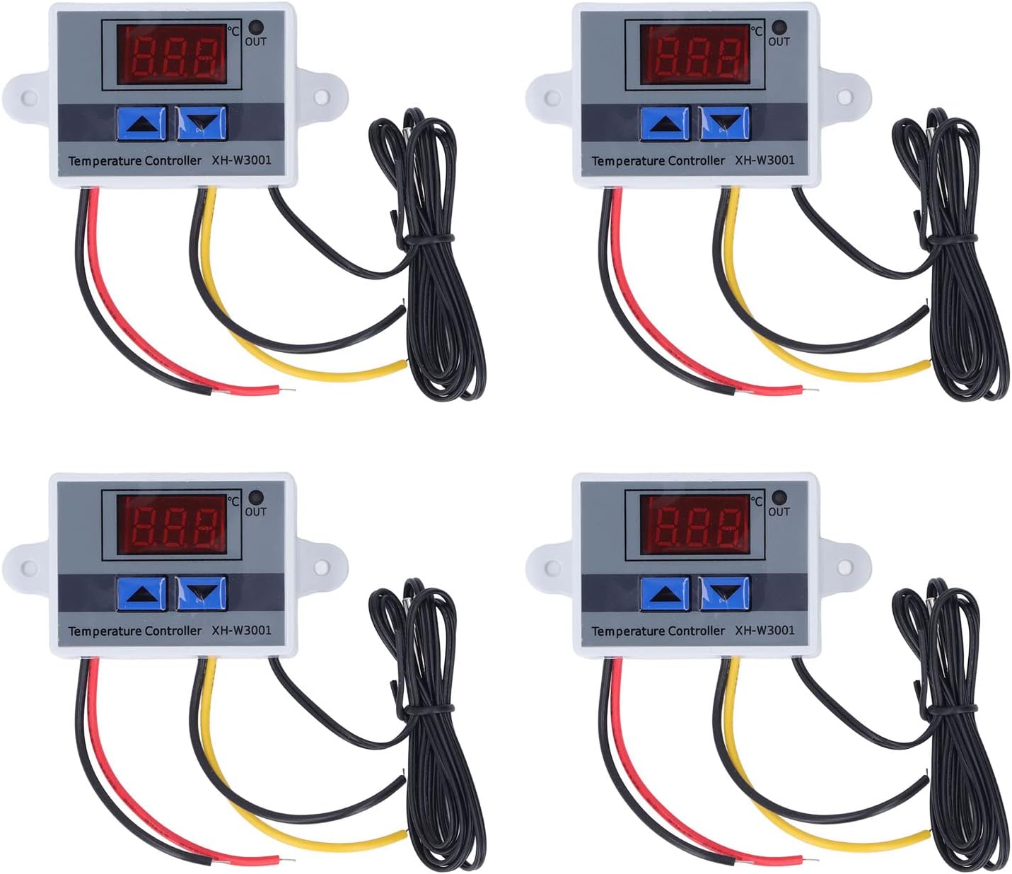 Temperaturregler – 4 Stück – Abs – Digitales Lcd – Heizen/kühlen – Industriell