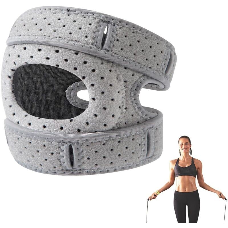 Patellastabilisator Für Knieorthesen, Patellaschiene – Verstellbarer Patellasehnenstabilisator, Kniebandage Zur Sehnenunterstützung, Patellabandage Für Individuelle Passform