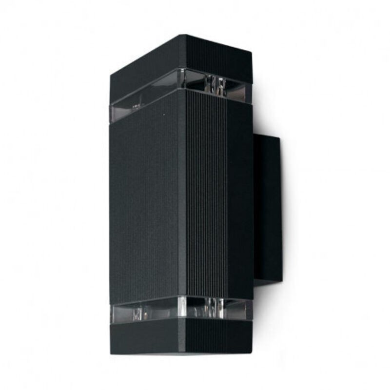 Gu10 X2 Led-wandleuchte, Anthrazitgrau