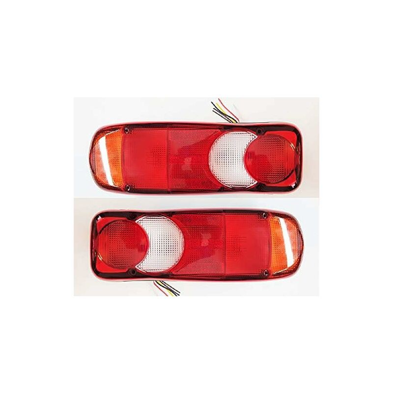 – Rückleuchten Für Lkw Und Anhänger – Spannung 12 V/24 V – Abmessungen 350 X 135 X 85 Mm – Abs-kunststoff – 5 Essentielle Funktionen