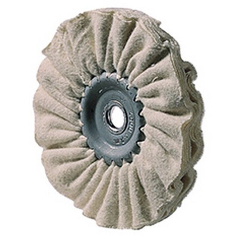 Flexible Textilpolierscheibe, Ø: 80 Mm, Breite: 10 Mm, Bohrung: 10 Mm
