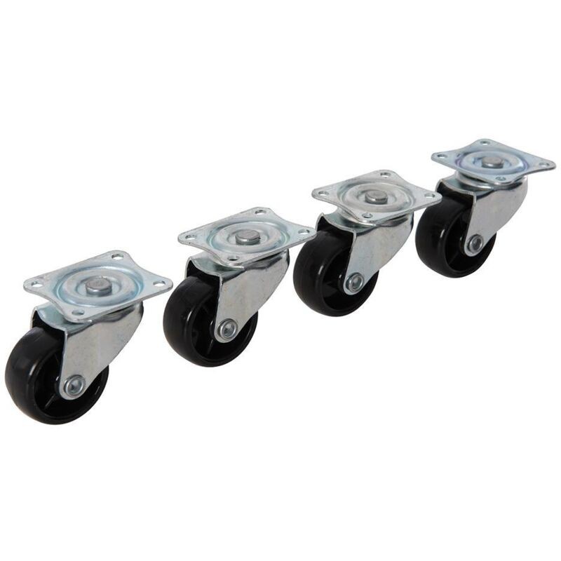 Leichte Lenkrollen, 4 Stück 41 Mm