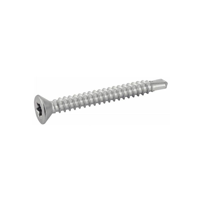 Selbstbohrende Schrauben Mit Senkkopf Und Sechs Lappen – Edelstahl A2 4,2 X 38 Mm – Schachtel Mit 200 Stück