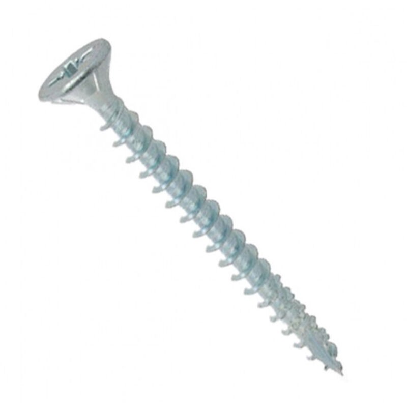 500 Spaltfreie Spanplattenschrauben 3,5 X 20 Mm, Senkkopf, Pz Viswood