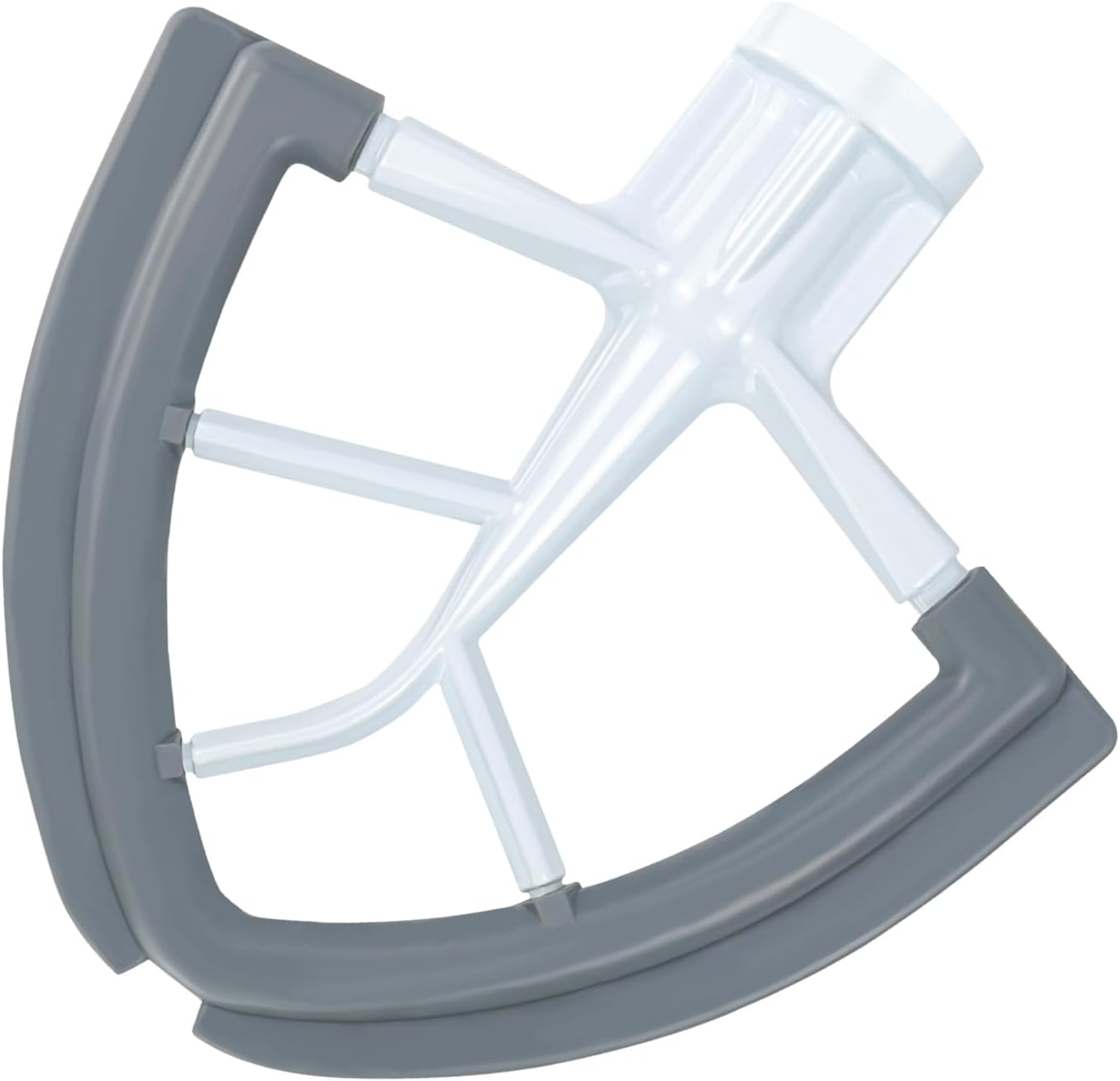 Flexibler Flachschneebesen – 1 Stück – Metall Und Silikon – Für 4,5–5 L Kippbare Schüsseln – Backen Und Kochen