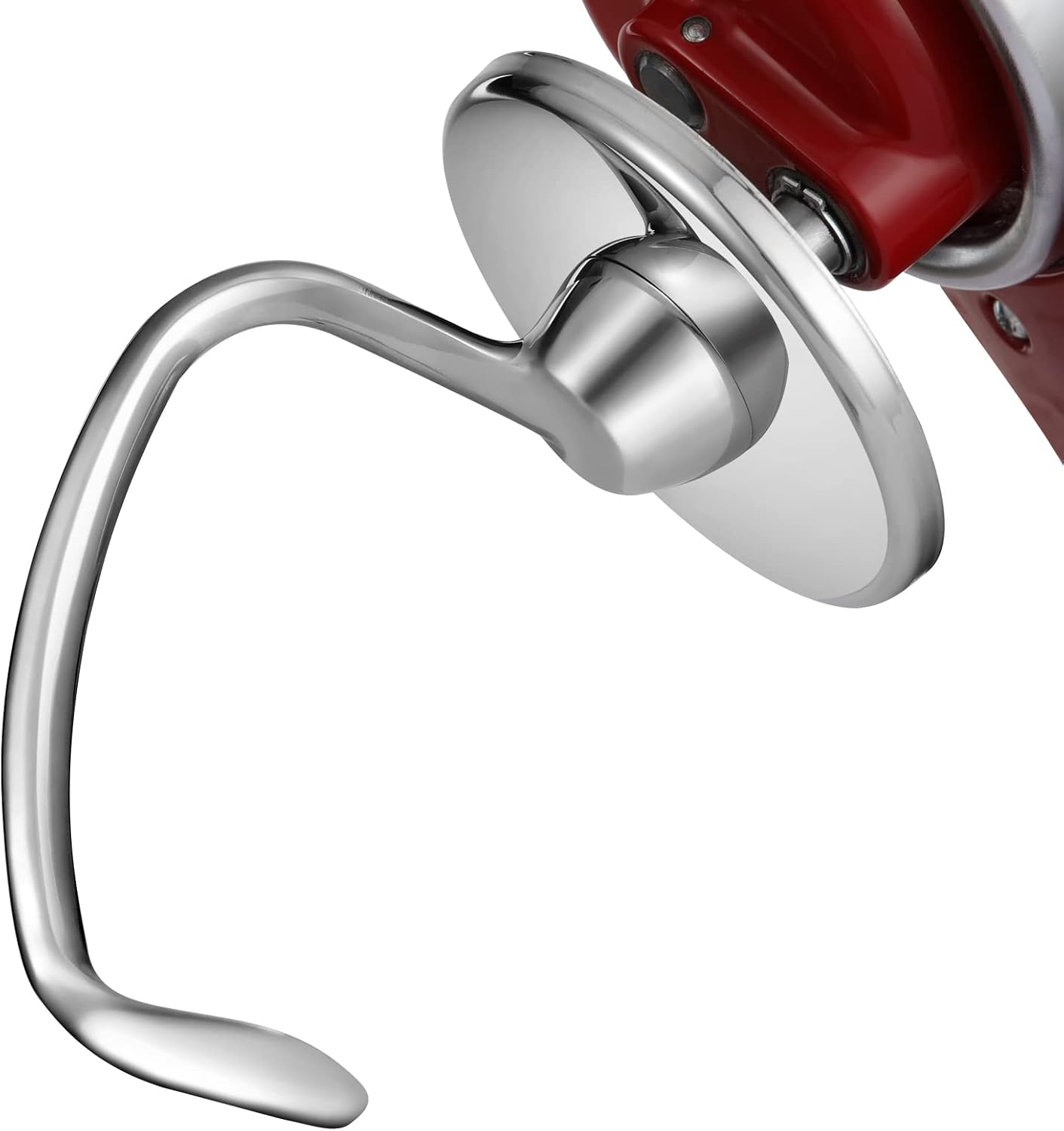 Knethaken Aus Edelstahl – 1 Stück – Für Küchenmaschinen Mit 4,5–5 Litern Fassungsvermögen Und Kippbarem Motorkopf – Ersatzteil K45dh – Kompatibel Mit Kitchenaid