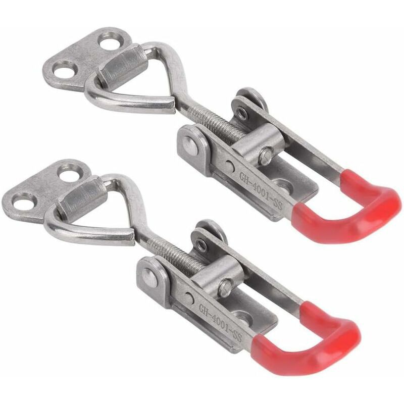 2 Stück Verstellbare Kniehebel-verschlüsse Aus Edelstahl 304, Inklusive Schnellverschlusszange Und Handwerkzeug