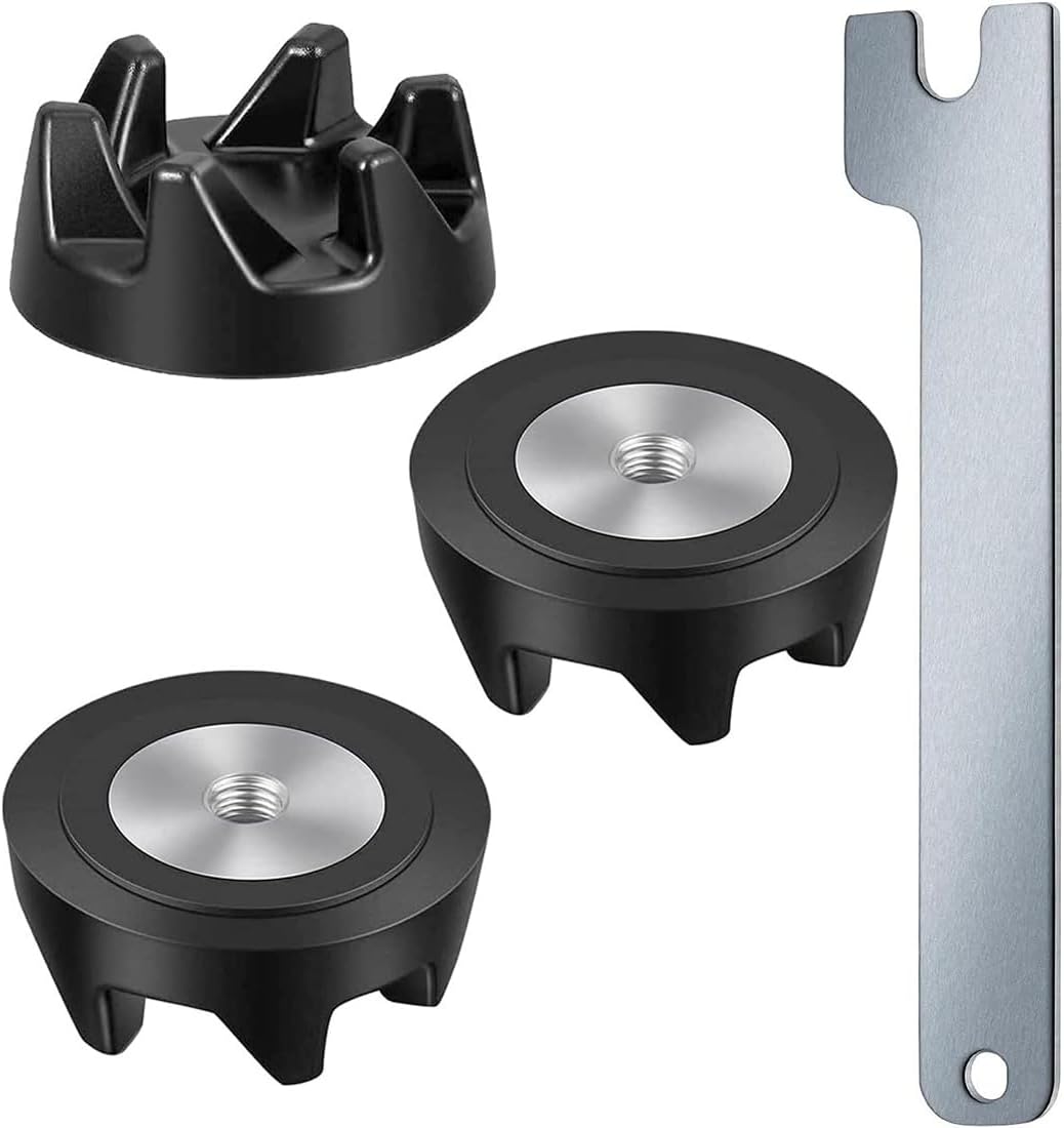 Mixerkupplung – 3er-set – Metall Und Gummi – Ersatzteil 9704230 – Für Kitchenaid Ksb52 Und Ksb5 – Inkl. Schraubenschlüssel