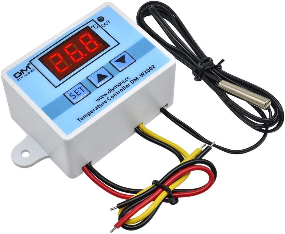 Digitales Thermostat – 1 Stück – Kunststoff – Temperaturregelung – Klimatisierung Für Inkubation – 1 M Sonde
