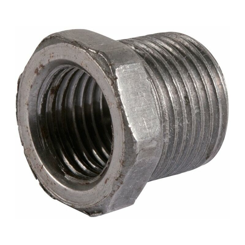 Gerade Schraubverschraubung Aus Schwarzem Gusseisen – M 1 1/2" – F 3/4" – Nr. 241