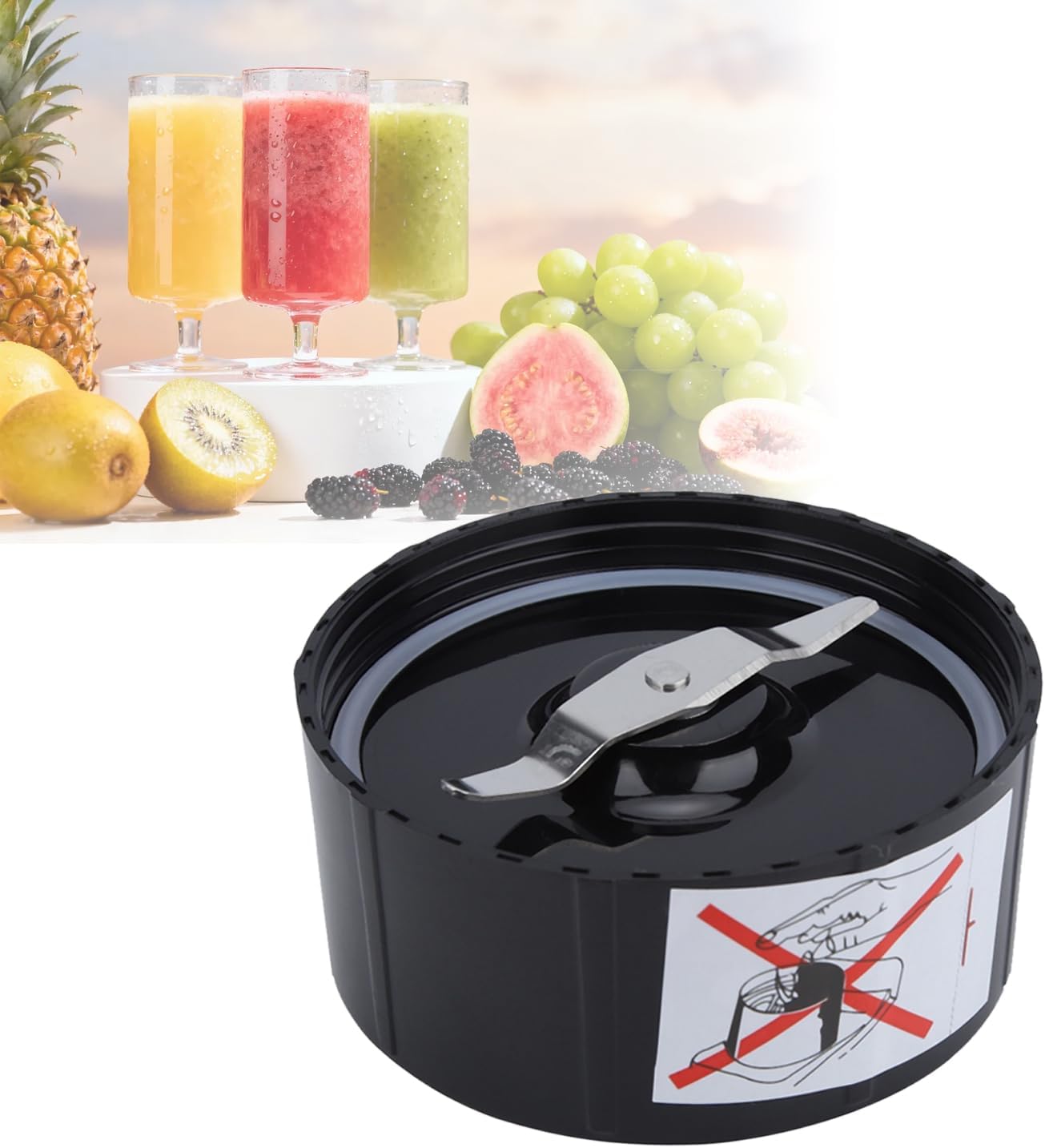 Mixermesser – 1 Stück – Edelstahl – Zum Mixen – Für Magic Bullet 250 W – 8,5 X 3,9 Cm