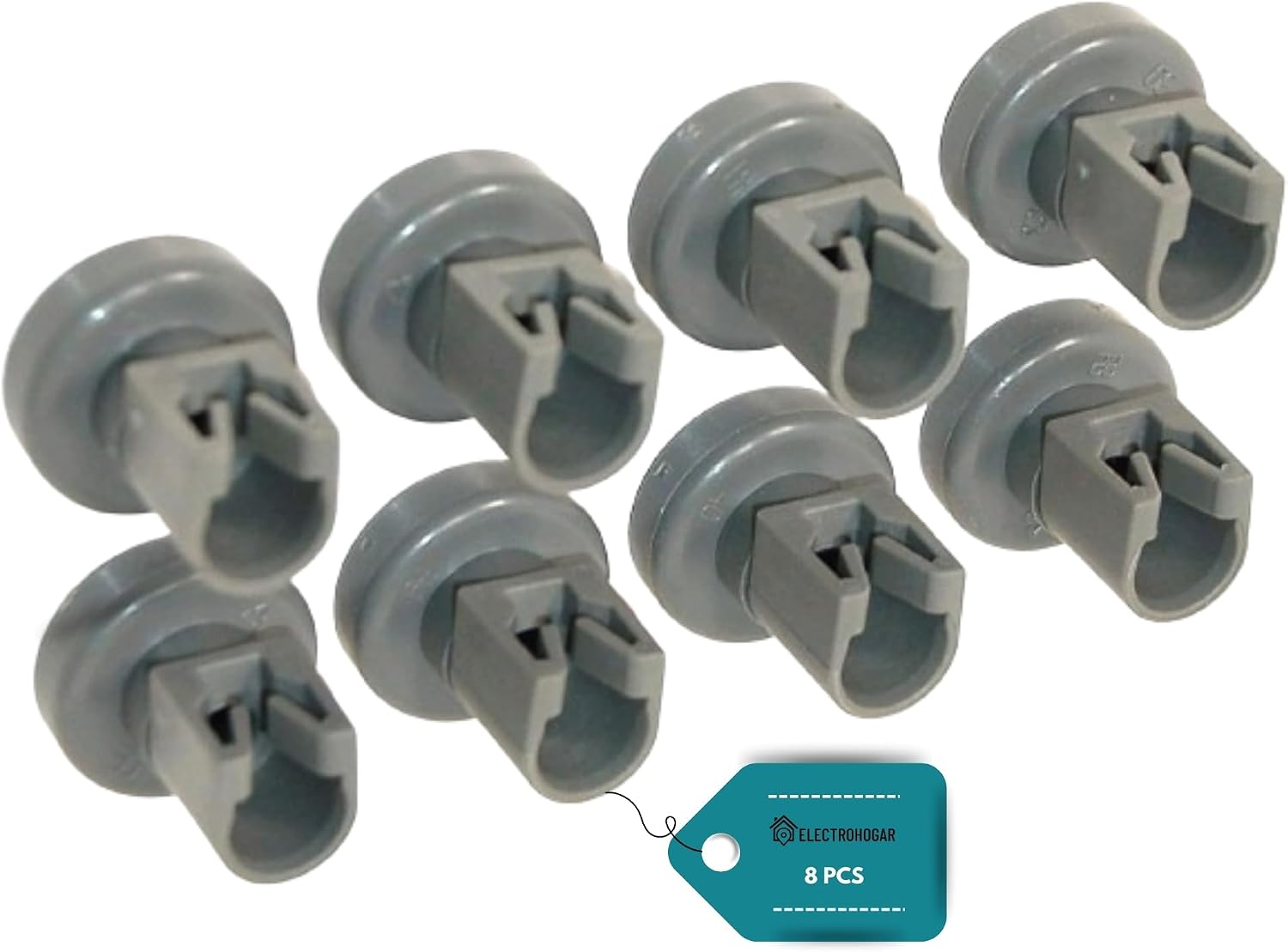 Geschirrspülerrollen – 8er-pack – Strapazierfähiges Nylon – Für Den Oberkorb – Kompatibel Mit Aeg Electrolux