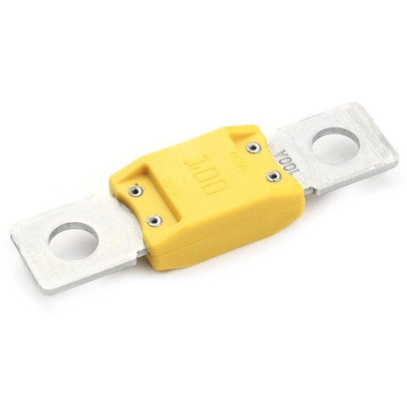 Mega-sicherungen Typ 32v - Detail: 100 Ampere - Mega-sicherungen Typ 32v - Detail: 100 Ampere