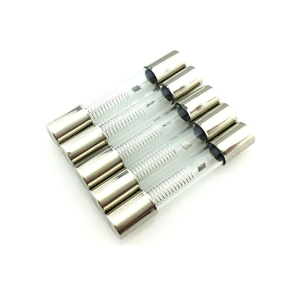 Glassicherung – 5 Stück – 6 X 40 Mm – 5 Kv 0,7 A – Kupfer – Mikrowelle
