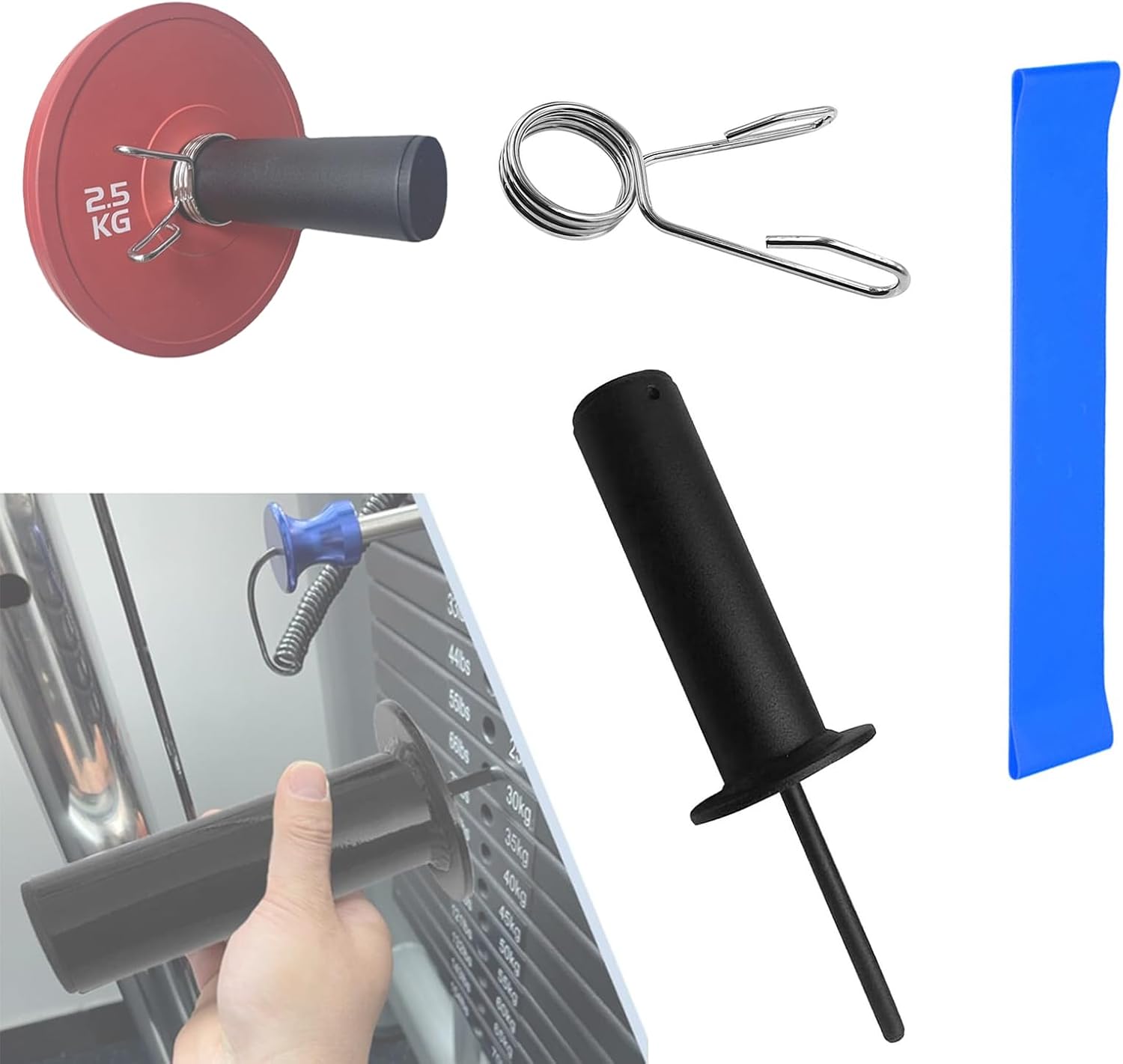 Gewichtsstapel-stiftverlängerung – 1 Stück – Stahl – Verstärkte Sicherheit – Fitnessgerät – 10 Mm X 80 Mm