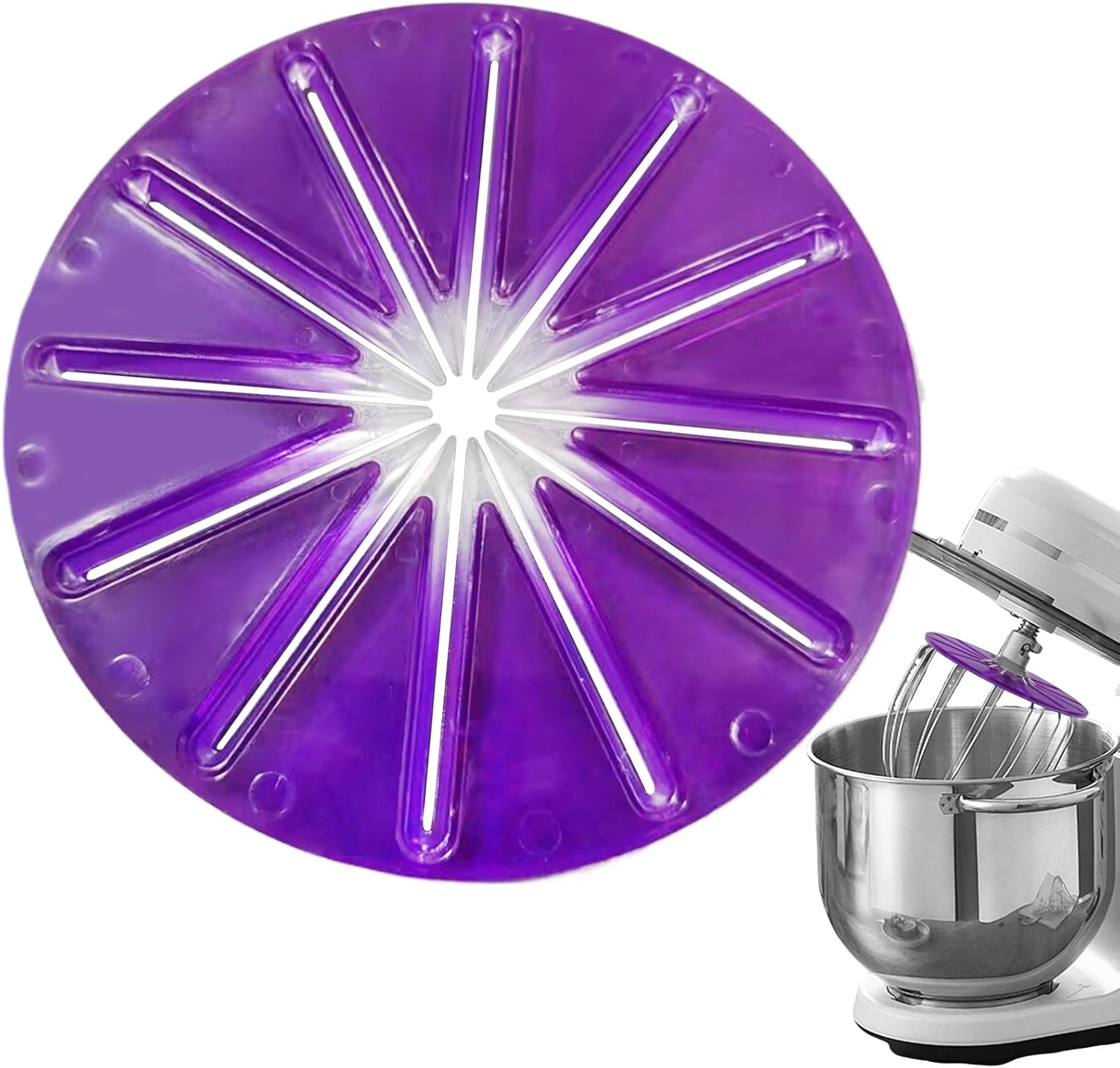 Spritzschutz – 1 Stück – Silikon – Für 6-draht-schneebesen – Kompatibel Mit Glasschüsseln