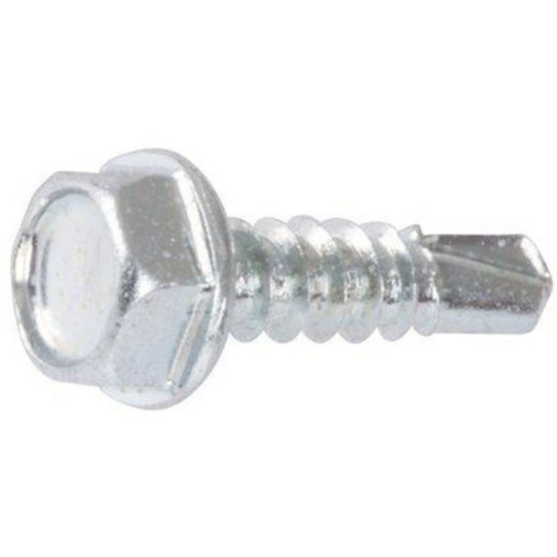 Selbstbohrende Blechschrauben – Viswood – Sechskantkopf – Verzinkter Stahl – 6,3 X 50 Mm – Schachtel Mit 250 Stück