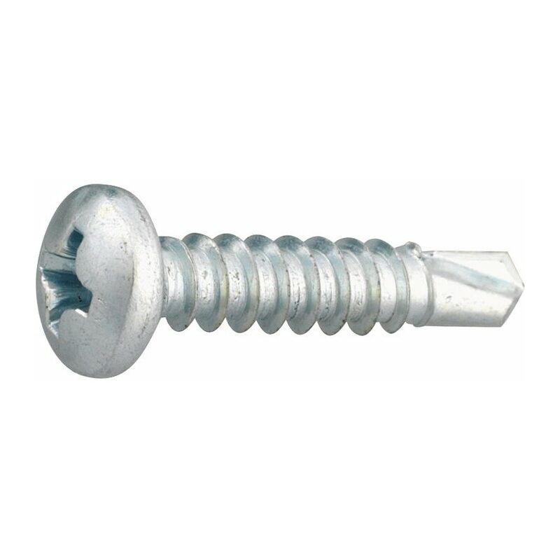 Selbstbohrende Blechschrauben - Viswood - Rundkopf - Ph - Verzinkter Stahl - 3,5 X 16 Mm - Schachtel Mit 500 Stück