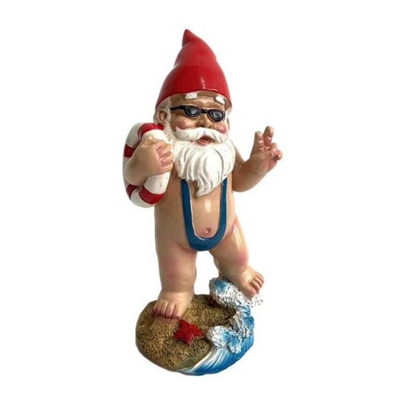 Witzige Gartendekoration: Gartenzwerg – Blauwal-geschenke (15 Cm) – Gartenskulptur Oder -statue
