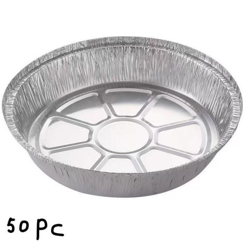 Hochwertige Einweg-kuchenformen (50er-packung): 23 Cm Aluminiumformen Zum Backen Köstlicher Kuchen Oder