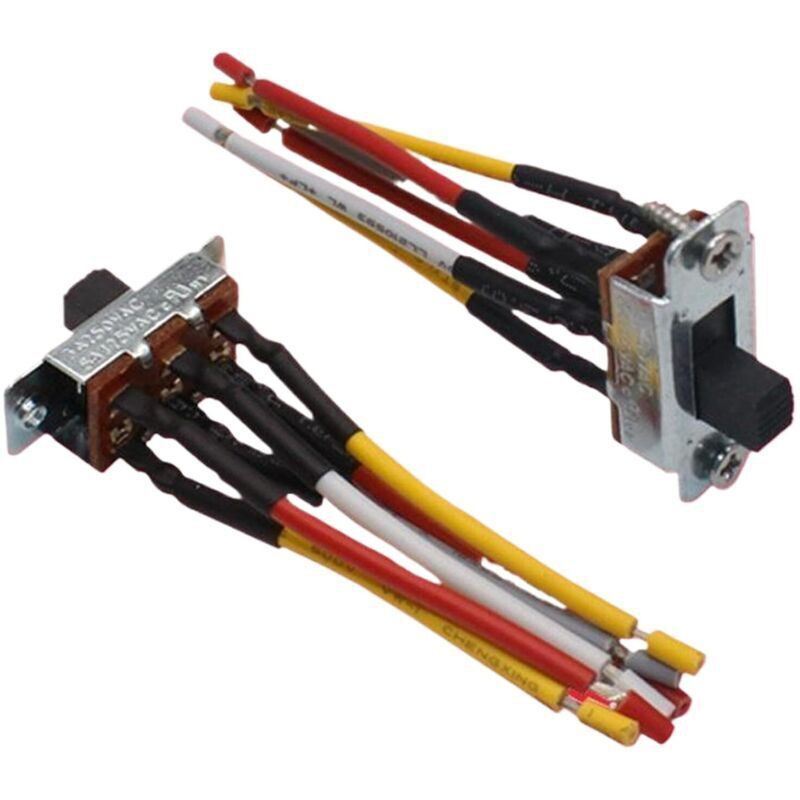 2 Stück Deckenventilatorschalter 6a 125v 3a 250v 6-poliger Wippschalter