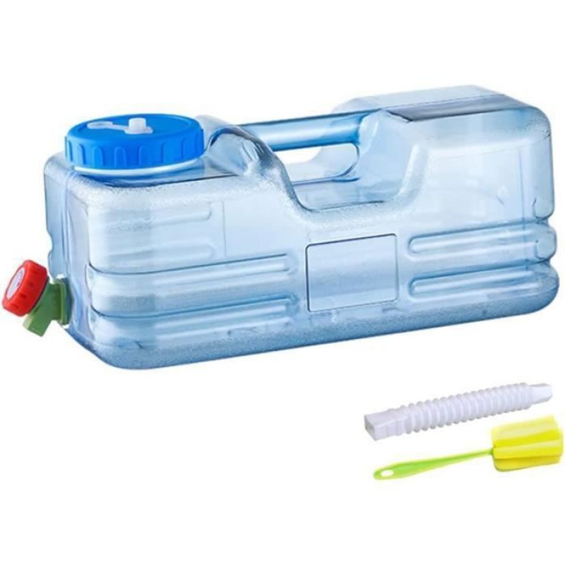 10-liter-wasserkanister Mit Zapfhahn, Wassertank Für Wohnmobile, Wasserkanister Mit Griff, Bpa-freier, Lebensmittelechter Behälter, Kunststoffbehälter
