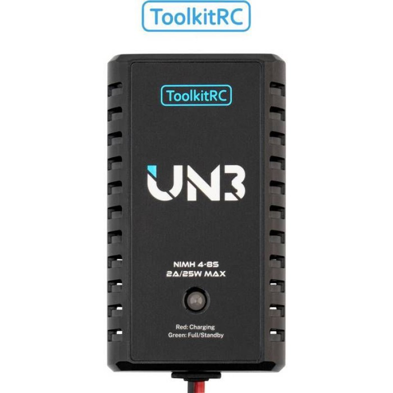 Nimh-ladegerät – Toolkitrc Un3 – 4–8 Zellen – 2 A – Integrierter Usb-c-anschluss