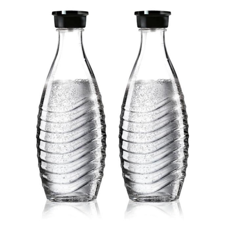 Glaskaraffen – Set Mit 2 X 0,7-liter-flaschen, Nur Kompatibel Mit Penguin- Und Crystal-maschinen, Spülmaschinenfest