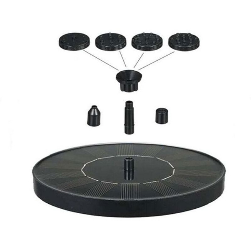Solarbetriebener Gartenbrunnen – 1,4 W – Ideal Für Zierteiche, Vogeltränken Und Gärten – Solarbetrieben