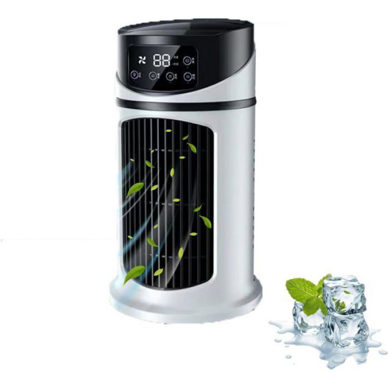 3-in-1-tragbare Klimaanlage – Verdunstungsluftkühler – 6 Geschwindigkeitsstufen – 6-stunden-timer