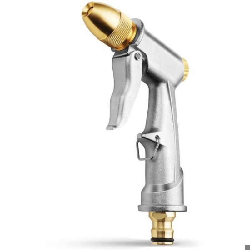 Metall-gießpistole – Mhy® – Hochdruck – Messingdüse – 4 Bewässerungsmodi – Einfache Installation